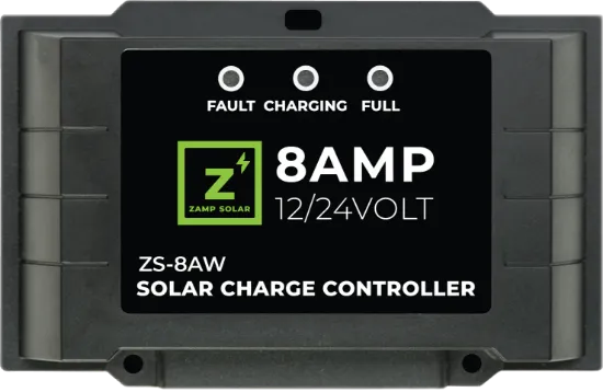 Picture of Zamp Solar 8AW 8 Amp 5-Stage PWM Charge Controller ZS-8AW 893684002220