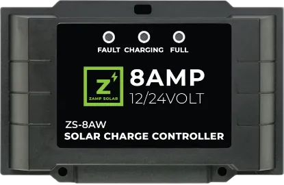 Picture of Zamp Solar 8AW 8 Amp 5-Stage PWM Charge Controller ZS-8AW 893684002220