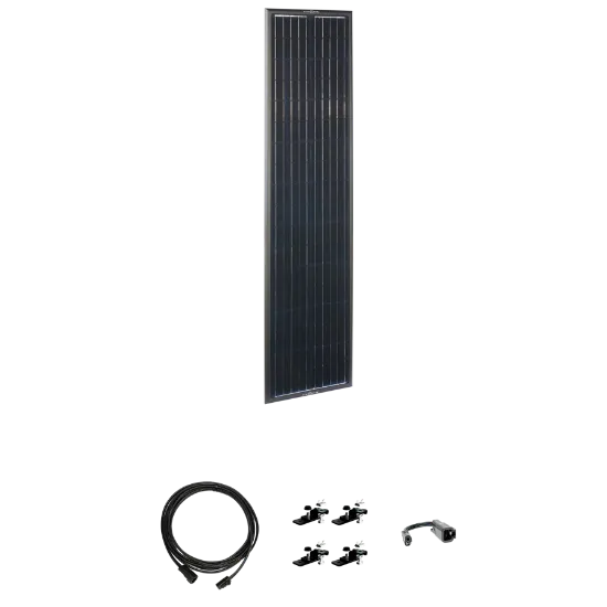 Picture of Zamp Solar OBSIDIAN SERIES 90 Watt Long Solar Panel Expansion Kit ZSK1008 856204007785