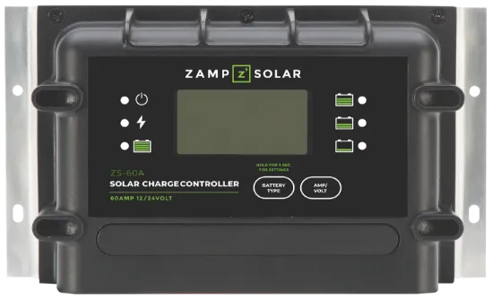 Picture of Zamp Solar 60 Amp 5-Stage PWM Charge Controller ZS-60A 853330006750