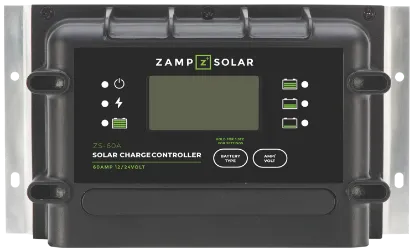Picture of Zamp Solar 60 Amp 5-Stage PWM Charge Controller ZS-60A 853330006750