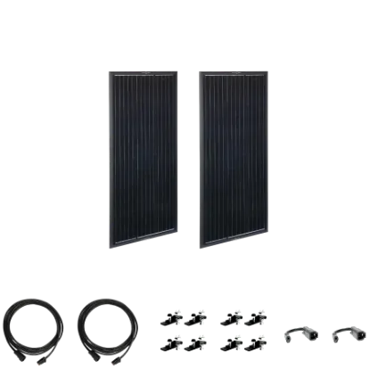 Picture of Zamp Solar OBSIDIAN Series 200 Watt Solar Panel Kit (2x100) ZSK1007 856204007662