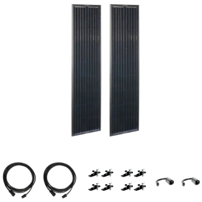 Picture of Zamp Solar OBSIDIAN SERIES 180 Watt Long Solar Panel Kit (2 x 90) ZSK1009 856204007792