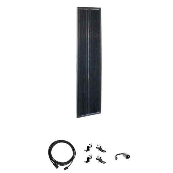 Picture of Zamp Solar Airstream OBSIDIAN SERIES 90 Watt Long Solar Panel Expansion Kit ZSK1010 856204007938