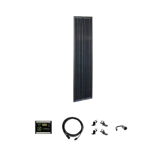 Picture of Zamp Solar Airstream OBSIDIAN SERIES 90 Watt Solar Prep Complete Kit (2019-2022) ZSK1015 