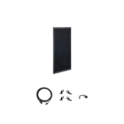 Picture of AirStream OBSIDIAN SERIES 100 Watt Solar Panel Expansion Kit ZSK1013 