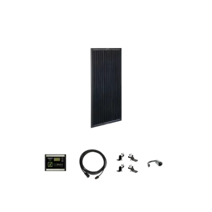 Picture of Airstream OBSIDIAN SERIES 100 Watt Solar Prep Complete Kit (2019-2022) AS100Preped 