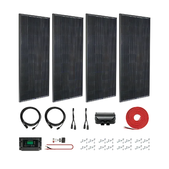 Picture of Zamp Solar Legacy Black 760 Watt Deluxe Kit KIT1027 856204007426