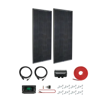 Picture of Zamp Solar Legacy Black 380 Watt Deluxe Kit KIT1028 