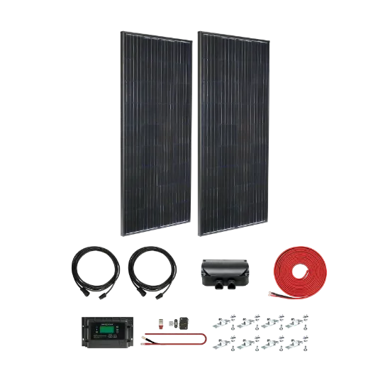 Picture of Zamp Solar Legacy Black 380 Watt Deluxe Kit KIT1028 