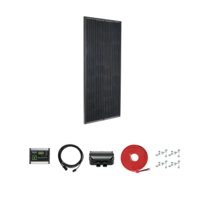 Picture of Zamp Solar Legacy Black 190 Watt Deluxe Kit KIT1023 