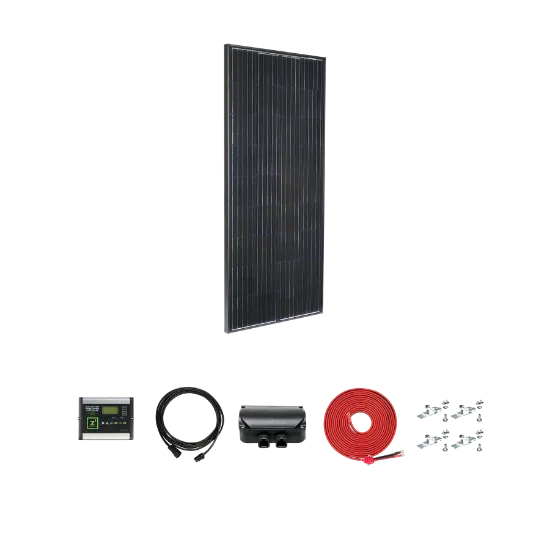 Picture of Zamp Solar Legacy Black 190 Watt Deluxe Kit KIT1023 