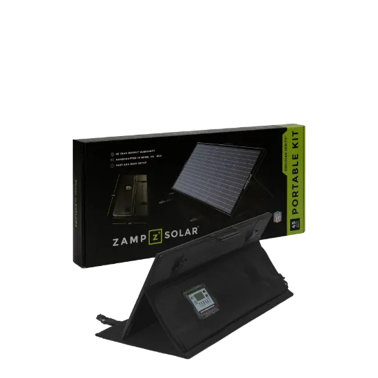 Picture of Zamp Solar  OBSIDIAN SERIES 45-Watt Portable Kit- Regulated USP2001 