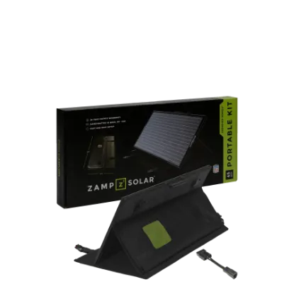 Picture of Zamp Solar OBSIDIAN SERIES 45-Watt Dometic PLB40 Charging Kit USP3001 