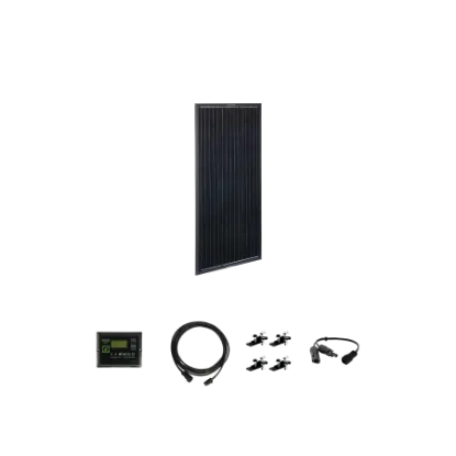 Picture of Zamp Solar Forest River 100 Watt Solar Prep Complete Kit (GoPower Roof Cap) ZSK1016 