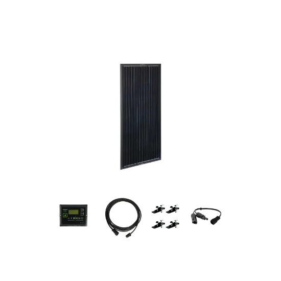 Picture of Zamp Solar Forest River 100 Watt Solar Prep Complete Kit (GoPower Roof Cap) ZSK1016 