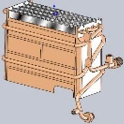 Picture of 2022107589 Lippert Components Water Heater Heat Exchanger Assembly