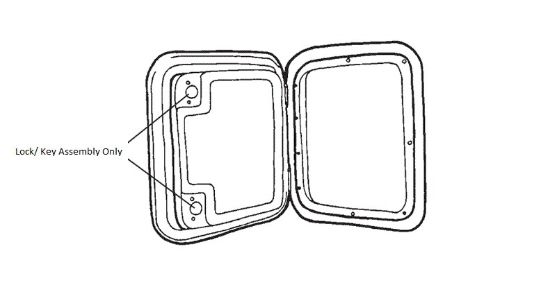 Picture of 2680580 Thetford Toilet Service Door