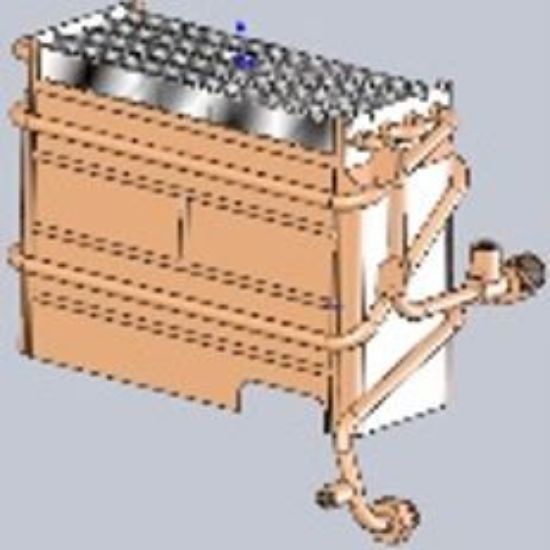 Picture of 2022107589 Lippert Components Water Heater Heat Exchanger Assembly