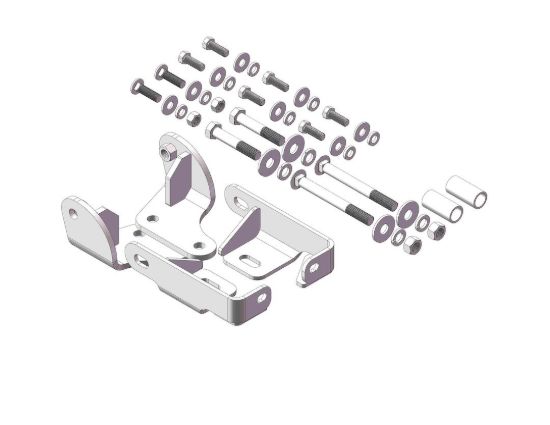 Picture of 32556 Husky Towing Fifth Wheel Trailer Hitch Mount Kit