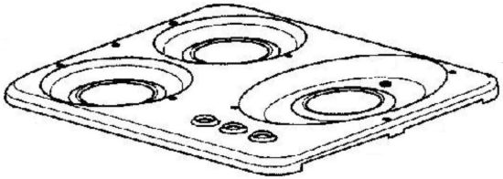 Picture of 57115 Dometic Stove Top