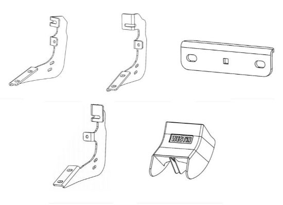 Picture of 287122PK Westin Automotive Nerf Bar Mounting Kit
