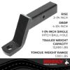 Picture of 33005 Husky Towing Trailer Hitch Ball Mount