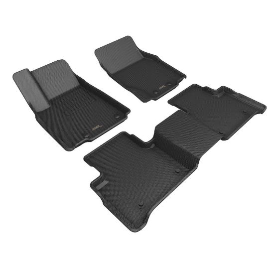 Picture of 3D Mats Floor Liner JP02601509 â€“ All-Weather Car Floor Mat, Custom Fit, Black