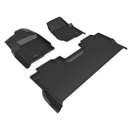 Picture of 3D Mats FR16101509 Floor Liner â€“ All-Weather 3D Car Mats, Black, Model U-AC