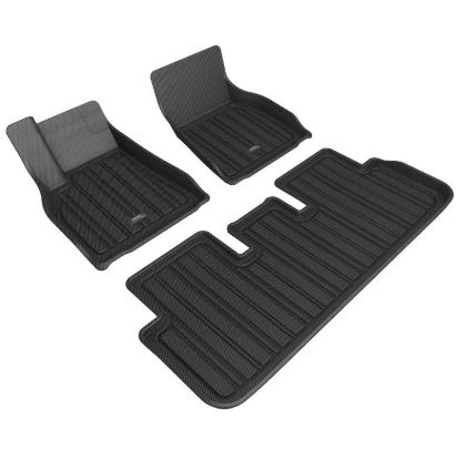 Picture of 3D Mats TL03801809 Floor Liner â€“ All-Weather U-AC Custom Fit Car Mat Set