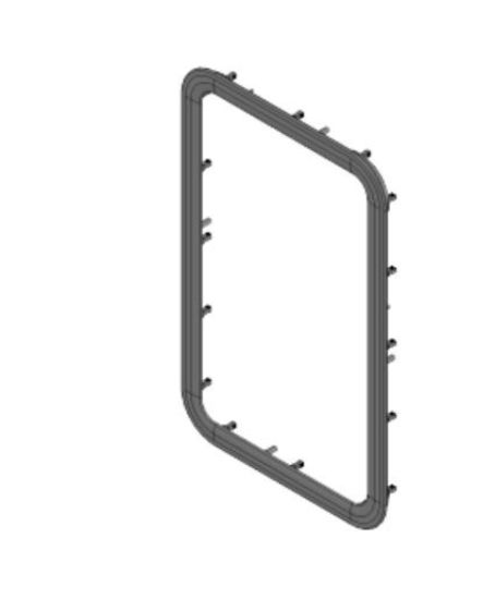 Picture of 711862 Lippert Components Entry Door Window Frame