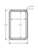 Picture of 711862 Lippert Components Entry Door Window Frame
