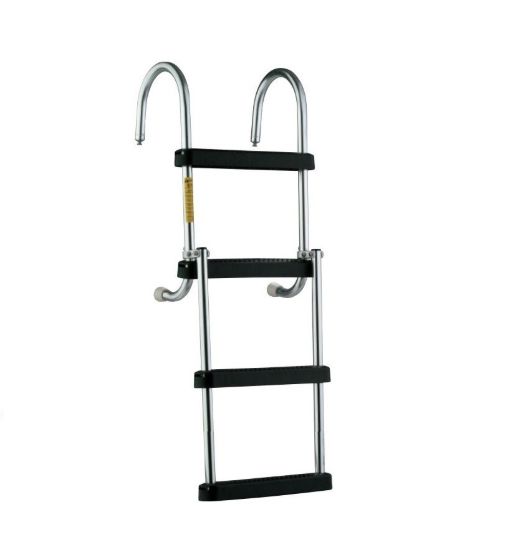 Picture of ATTWOOD 1235021 Marine Boat Ladder â€“ Durable Folding Boarding Ladder for Boats