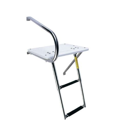 Picture of Attwood 19536 Boat Swim Platform â€“ Durable Marine Boarding Step, Easy Install