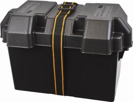 Picture of Attwood Marine Battery Box - Heavy Duty, Fits Group 24 Batteries, 90651
