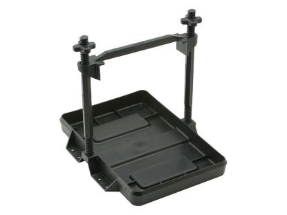 Picture of Attwood Marine Battery Tray 90975 â€“ Heavy-Duty Battery Holder with Mounting Hardware