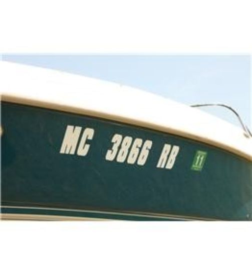 Picture of Attwood Marine Body Graphics, Part #141417 â€“ Durable Boat Decal Sticker