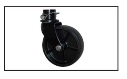 Picture of BAL Norco 29041B RV Trailer Tongue Jack Caster Wheel â€“ Heavy Duty Replacement