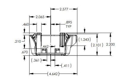Picture of 771413 Lippert Components Awning Idler Cover