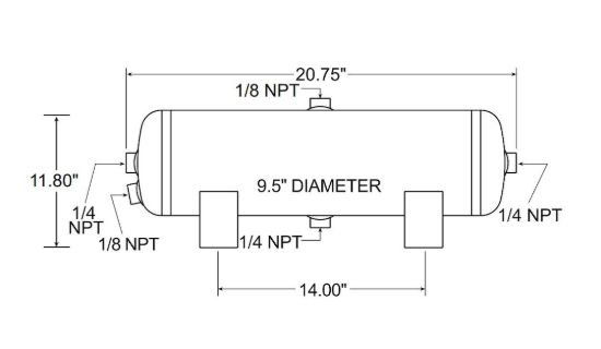 Picture of 9246 Firestone Industrial Air Tank