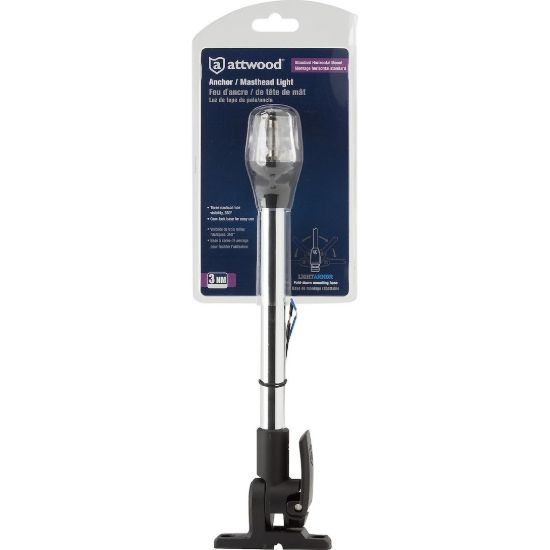 Picture of Attwood Marine Boat Seat Pedestal 7153TSS â€“ Adjustable, Durable Marine Hardware