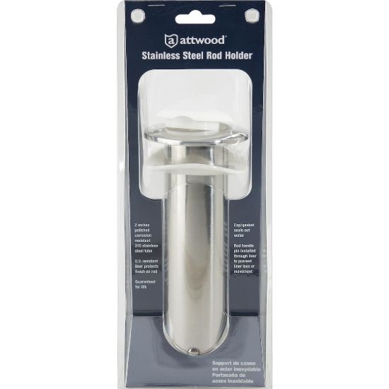 Picture of Attwood Marine Fishing Rod Holder 66364W7 â€“ Durable Boat Mount Accessory
