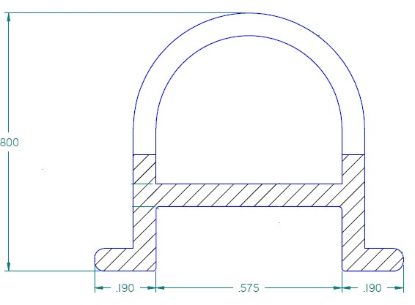 Picture of BAL Norco 21100021 RV Slide Out Seal â€“ Durable Weatherproof Replacement Strip