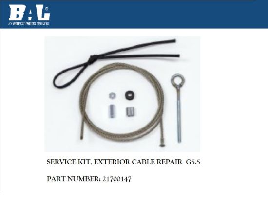Picture of BAL Norco 21700147 RV Slide Out Cable Repair Kit â€“ Durable Replacement Parts