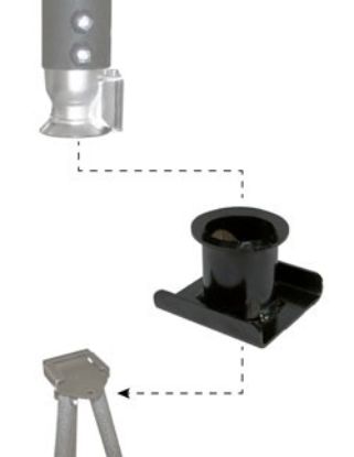 Picture of BAL NORCO 25067 RV Gooseneck Trailer Stabilizer Jack Stand â€“ Heavy Duty Support