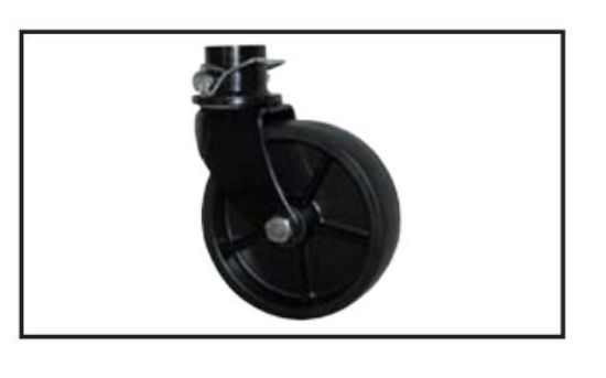 Picture of BAL Norco 29041B RV Trailer Tongue Jack Caster Wheel â€“ Heavy Duty Replacement