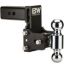 Picture of B&W Hitches Tow & Stow (TM) Class V 2-1/2" 14.5K 7.45" Drop x 7.45" Lift Double Ball Mount TS20040B 14-1722                  