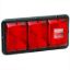 Picture of Bargman 84 Series Red 14-1/16"x6-15/16"x1-1/4" Tail Light 34-84-009 18-0055                                                  