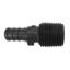 Picture of BestPEX  1/2" PEX x 1/2" MPT Black Plastic Fresh Water Straight Fitting 28842 88-9276                                        
