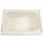 Picture of Better Bath  Parchment 24"x36" Center Drain ABS Standard Bathtub 209369 10-5729                                              